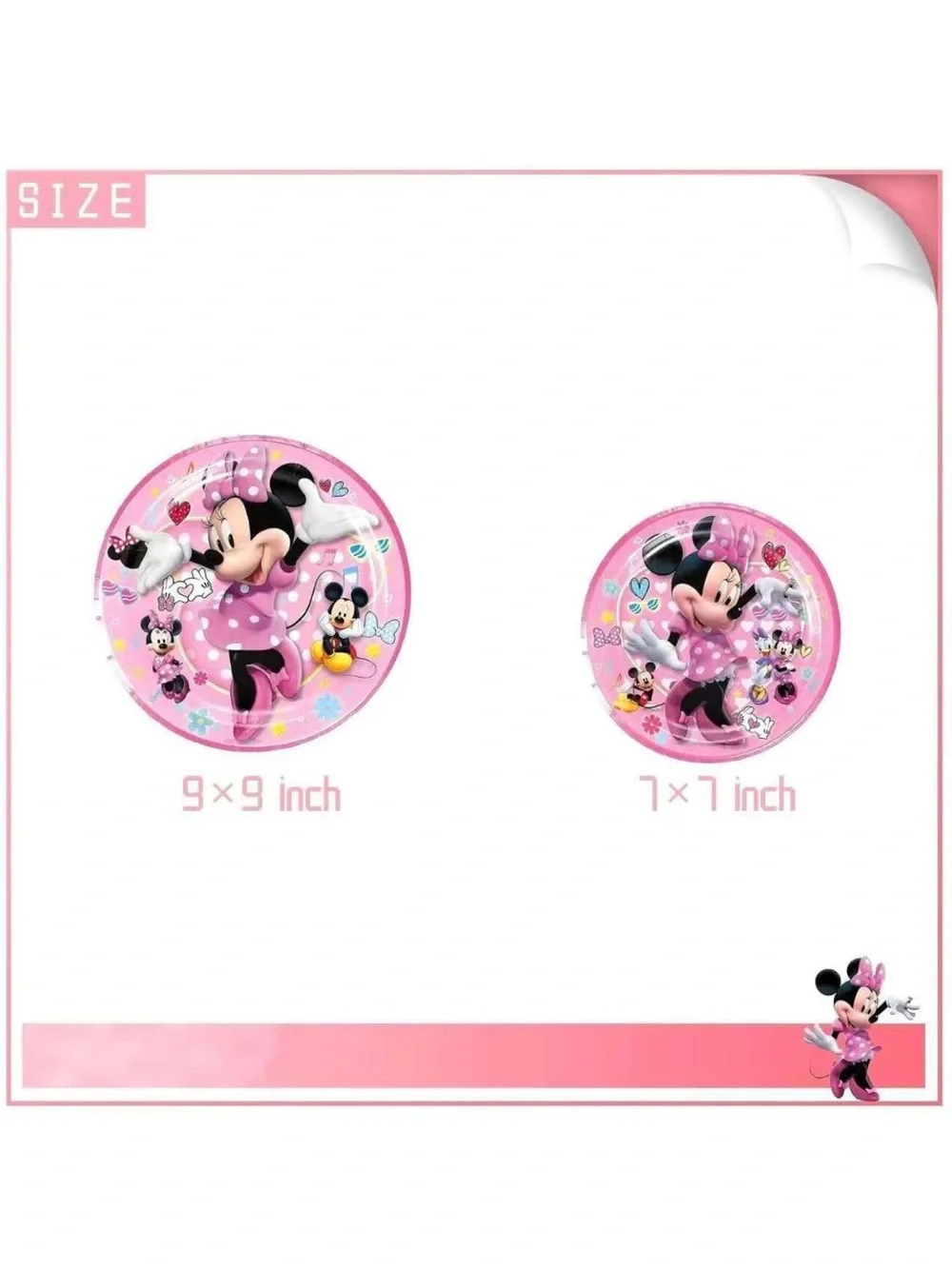 Minnie Mouse Pink Birthday Party Supplies Set - 62-Piece
